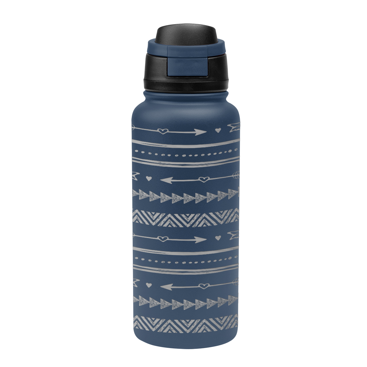 Pop Sip Engraved Recycled Stainless Steel Bottle – 32 oz. image