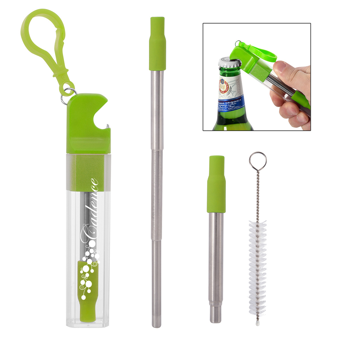 Bottle Opener Kit with Straw image