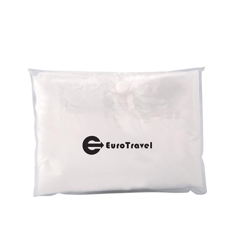 Disposable Plastic Rain Poncho in Pouch
