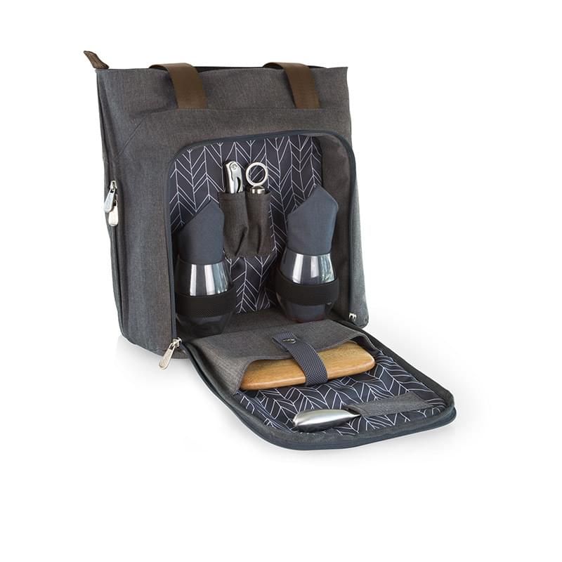 Picnic Time Sonoma Wine and Cheese Tote - Thumbnail 3