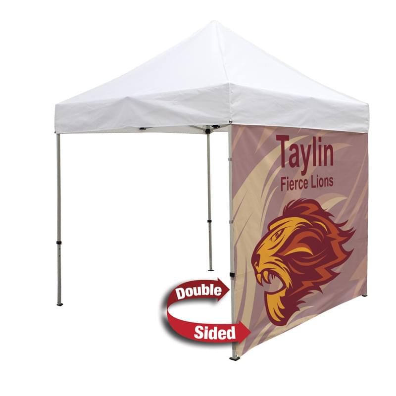 8' Full Color Tent Full Wall Banner - Double Sided