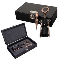 Winged Corkscrew and Bottle Stopper Gift Set image