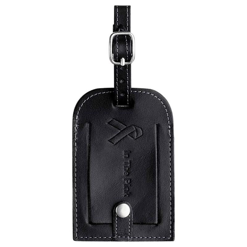 Leather Reverse-Stitch Luggage Tag image