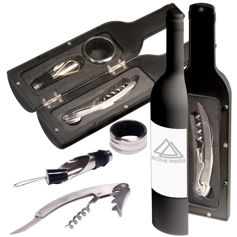 Wine Bottle Shaped Gift Set image