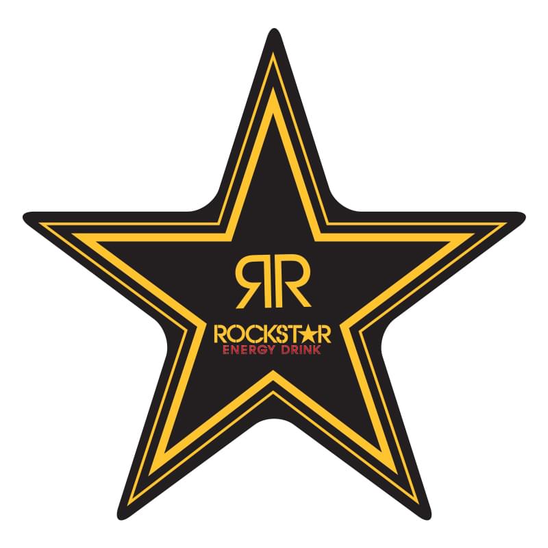5" Star Shaped Removable Bumper Sticker