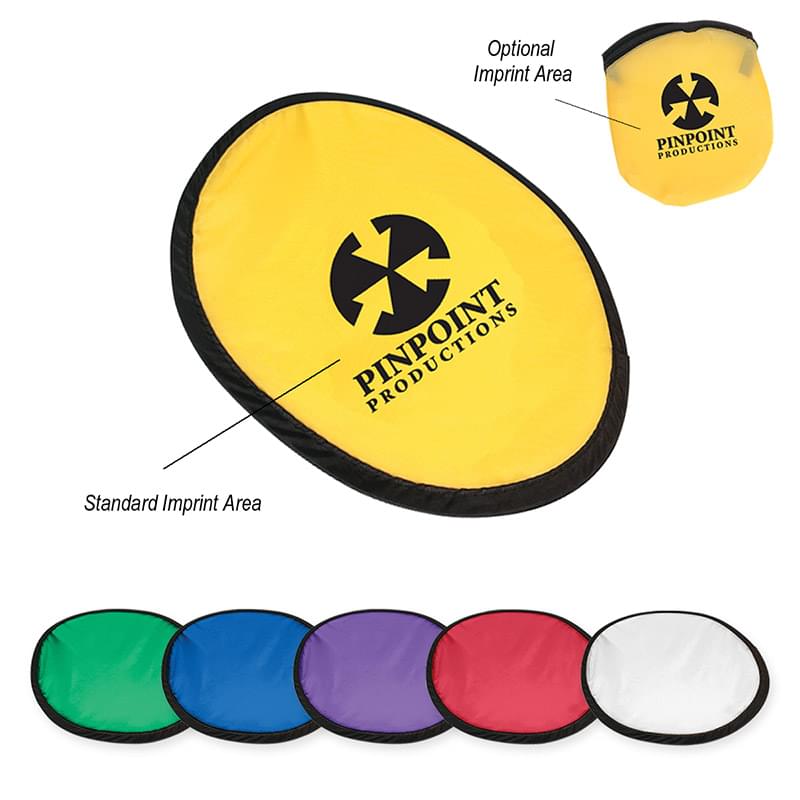 10" Folding Polyester Flyer with Pouch image
