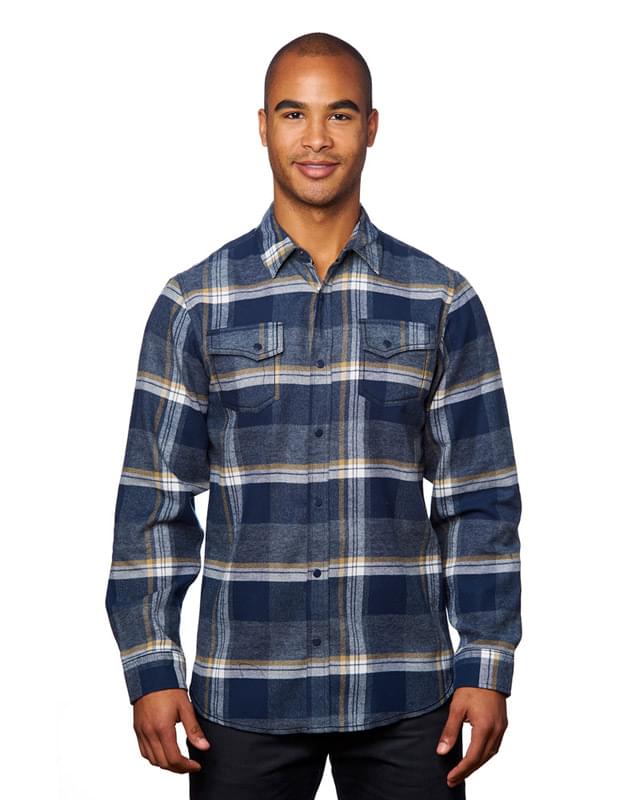 Burnside® Snap-Front Plaid Flannel Shirt - Men