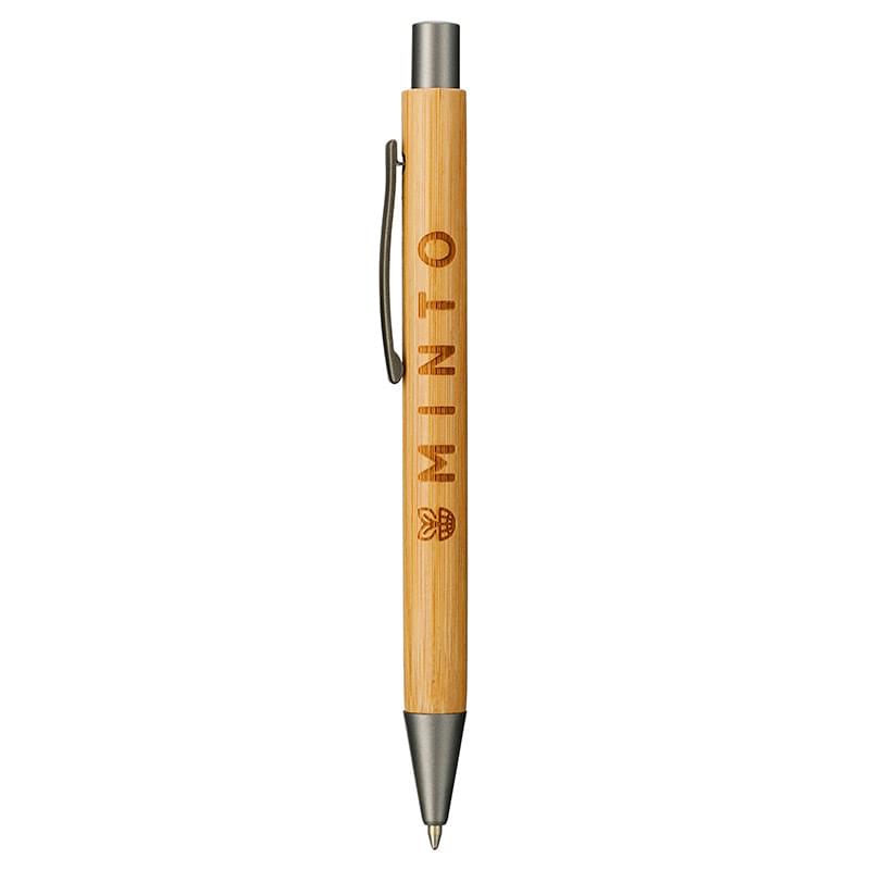 Click-Action Bamboo Gel Ballpoint Pen