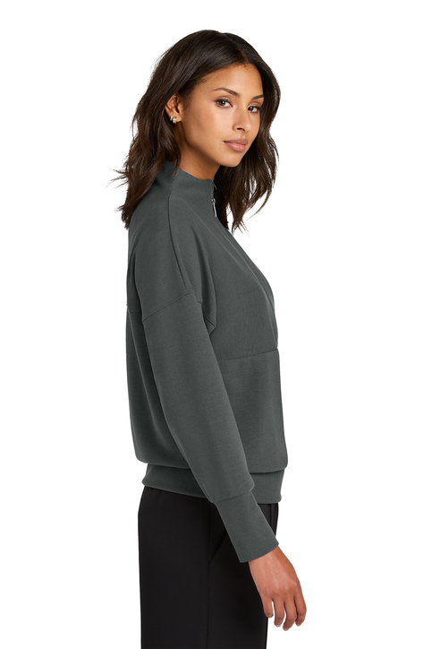 Mercer+Mettle® Linear Texture 1/4-Zip – Women
