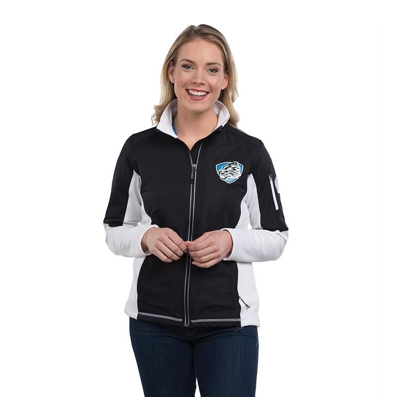 Women's Two-Tone Hybrid Knit Jacket