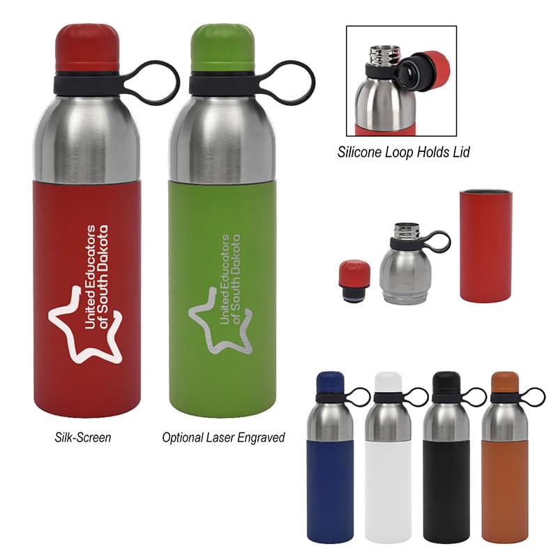 18 oz. Vacuum Insulated Easy-Clean Stainless Steel Bottle
