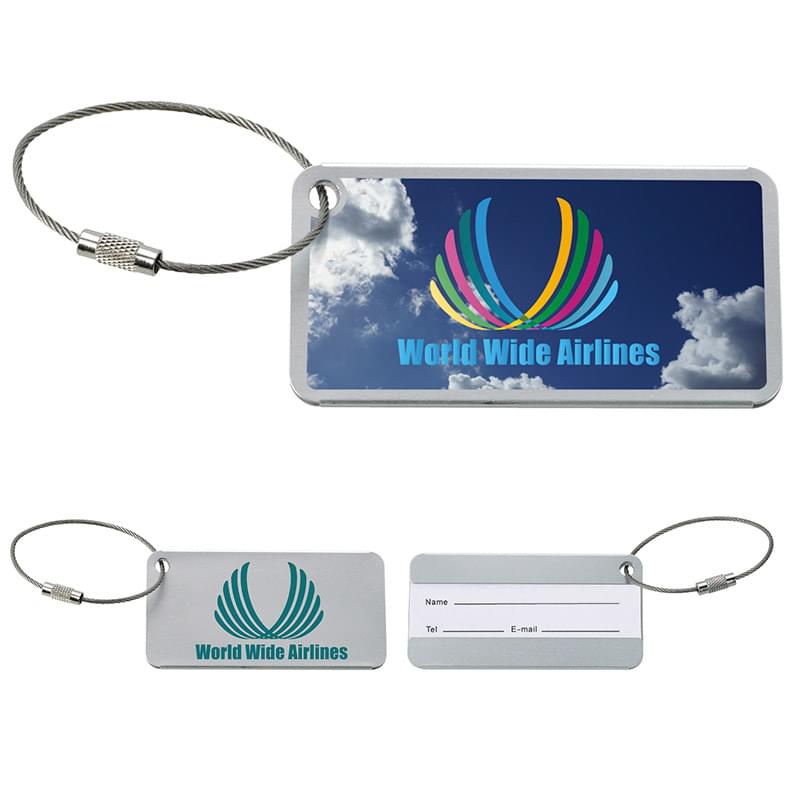 Metal Compact Luggage Tag image