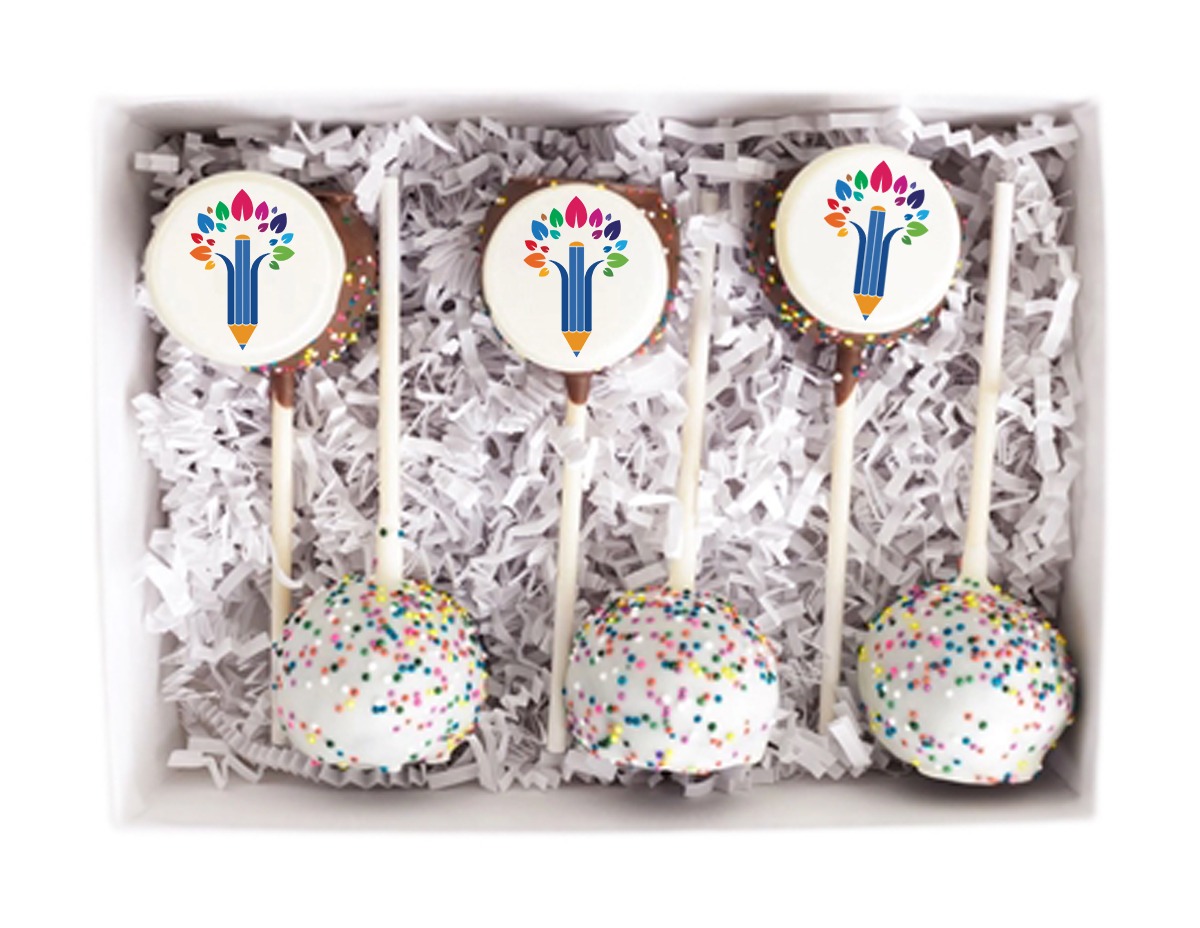 Logo Cake Pops - Gift Box of 12
