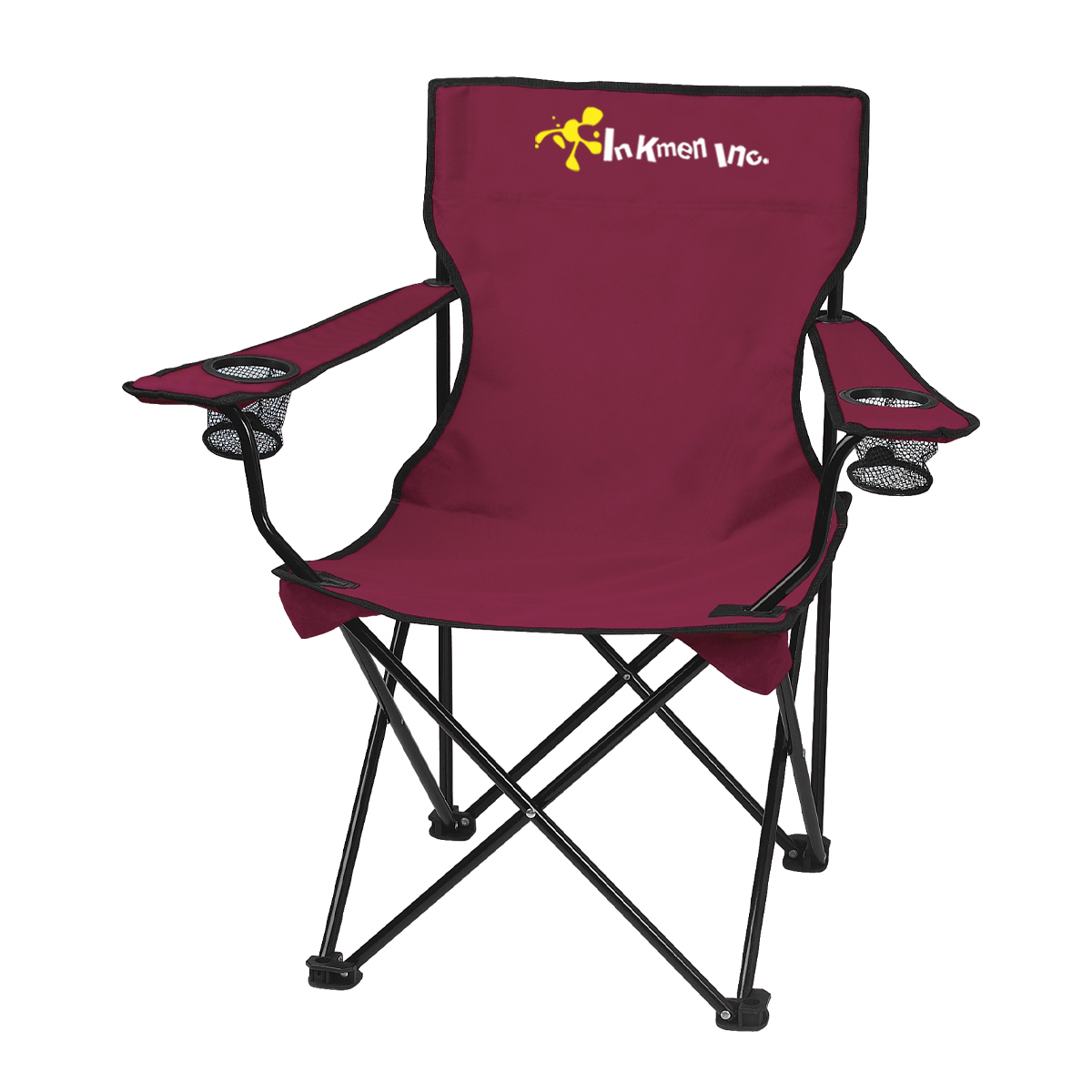 Steel Frame Nylon Folding Chair with Carry Bag image
