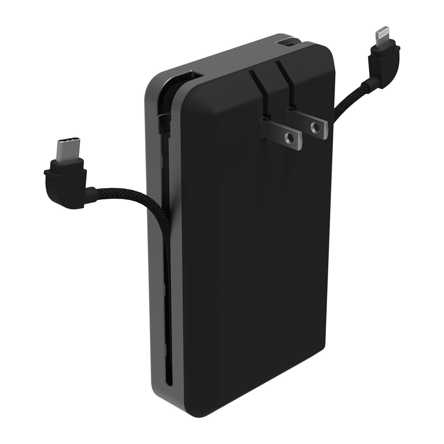mophie® Powerstation Plus Ultra Power Bank with AC Plug – 10,000 mAh