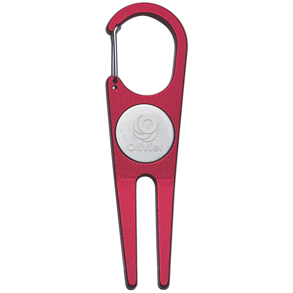 Aluminum Divot Tool With Ball Marker image