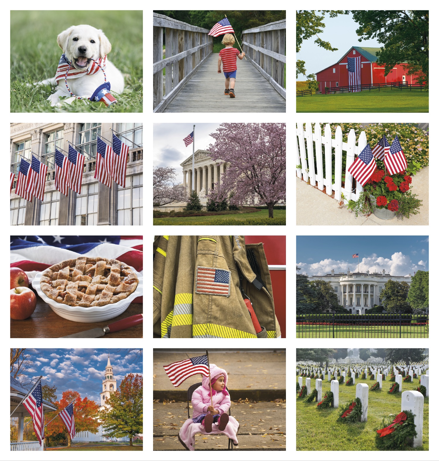 Celebrate America Calendar - Stapled