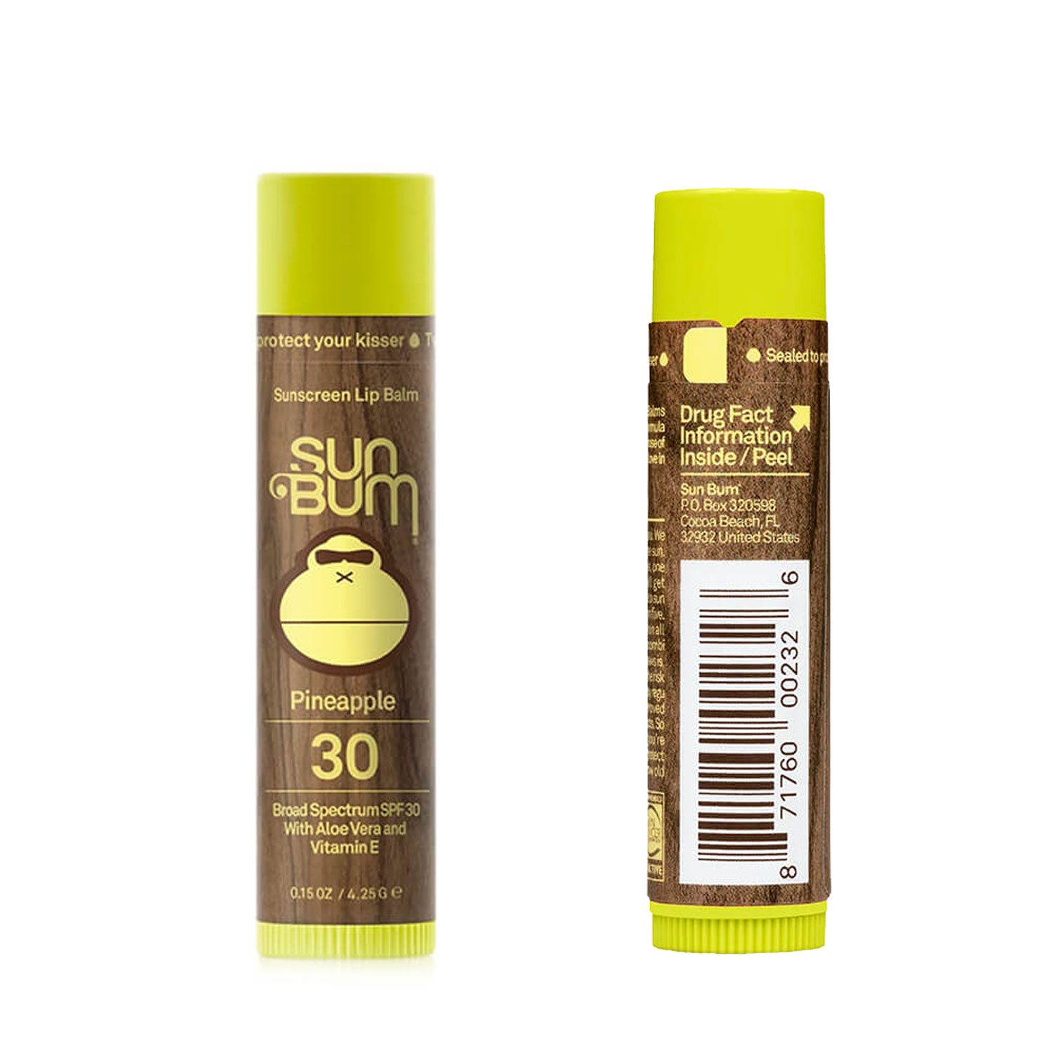 Sun Bum® Set of 2 Lip Balms in Biodegradable Pouch