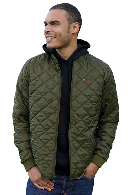 Everett Quilted Bomber Jacket - Men