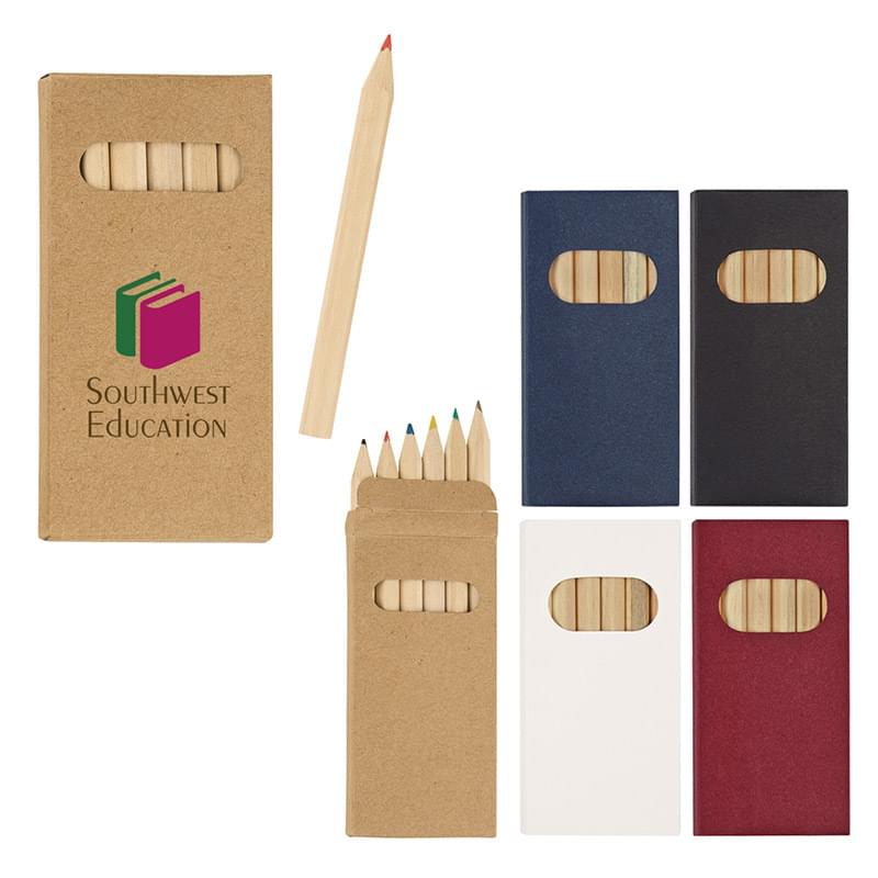 Natural 6-Piece Colored Pencil Set in Box