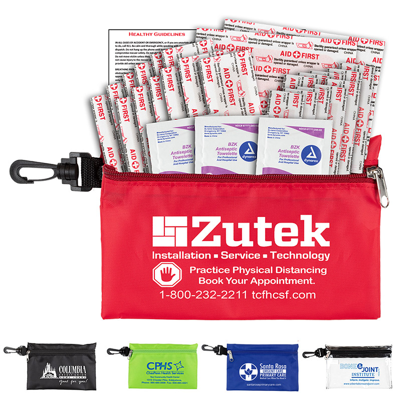 Assorted Size Bandages in Zippered Pouch