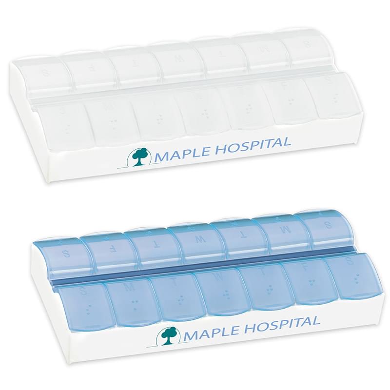 Easy Scoop 14 Compartment AM/PM Pill Case image