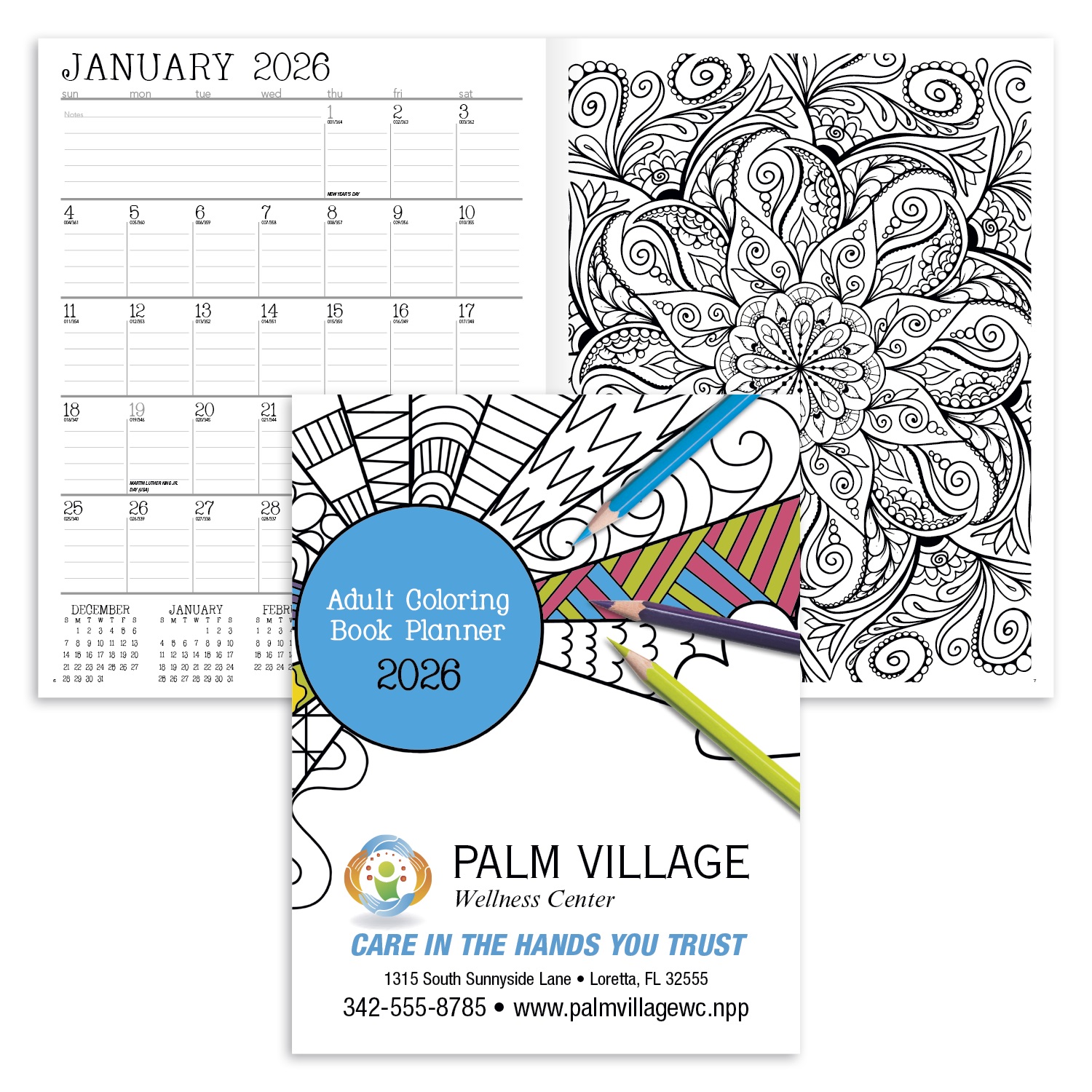 Adult Coloring Book Planner image