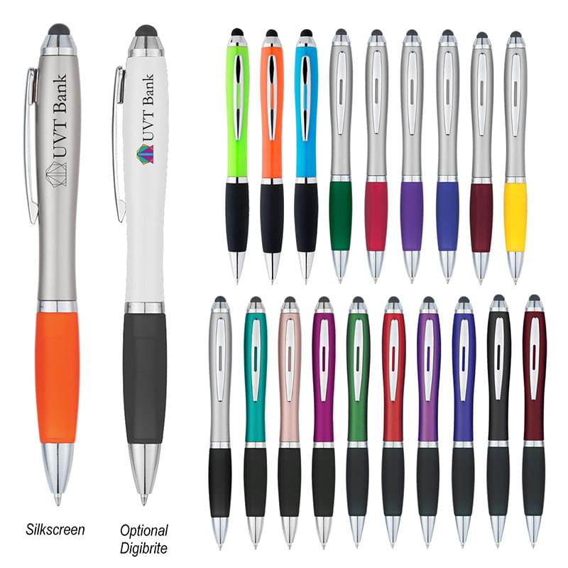 Retractable Contour Series Stylus Pen with Grip image