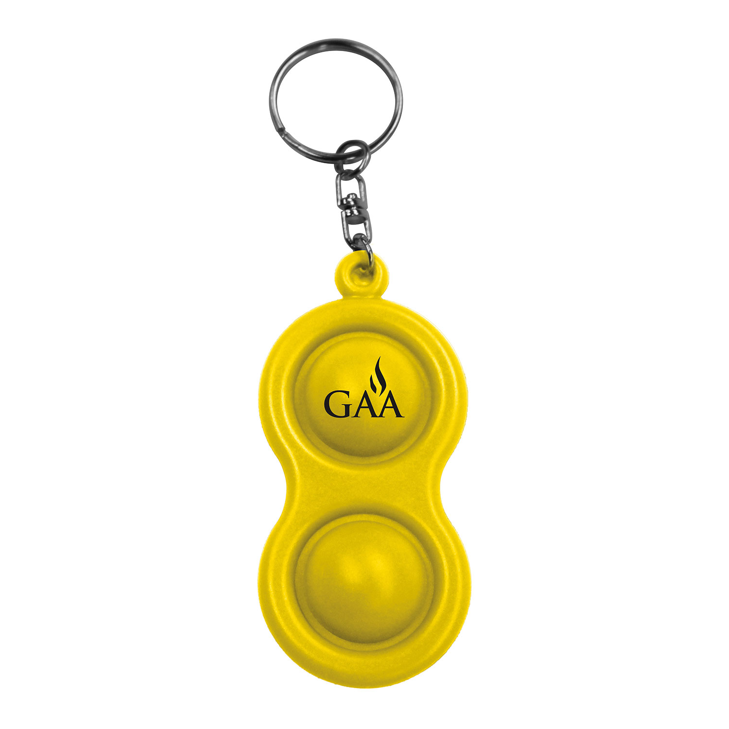 Duo Pop Bubble Fidget Keychain