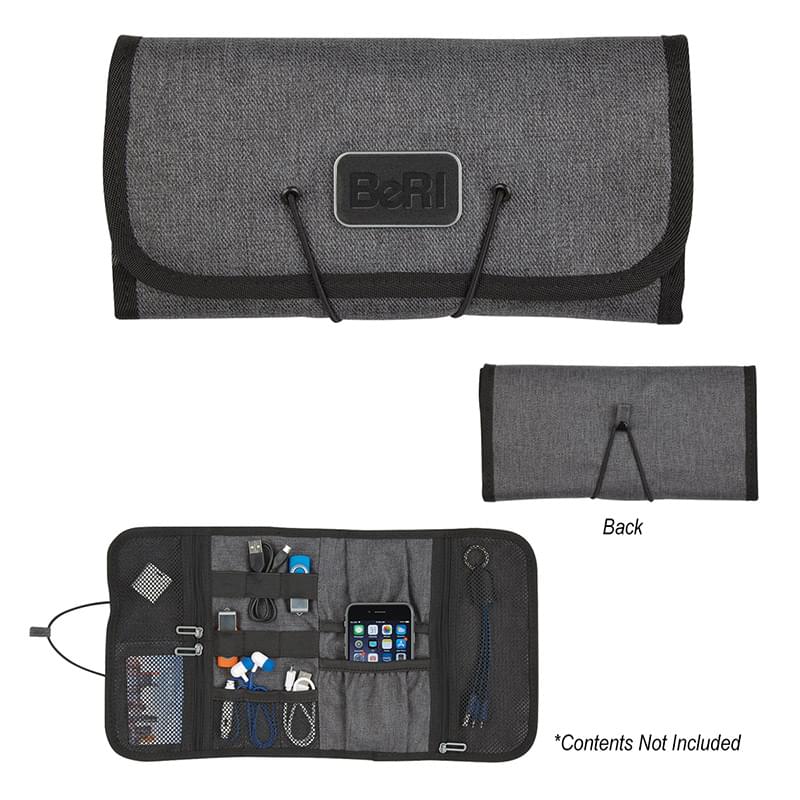 Travel Tech Organizer with Bungee Closure image