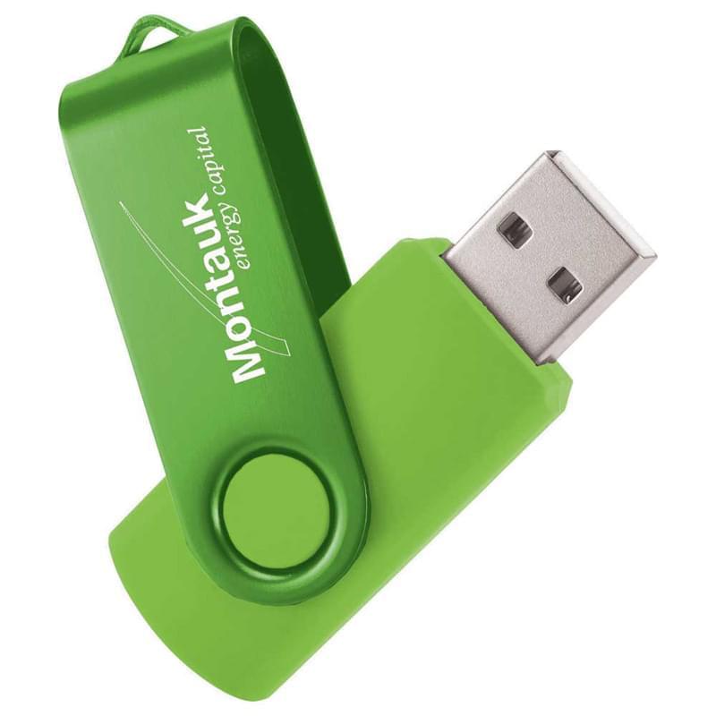 8GB Tone-on-Tone Swivel Flash Drive image