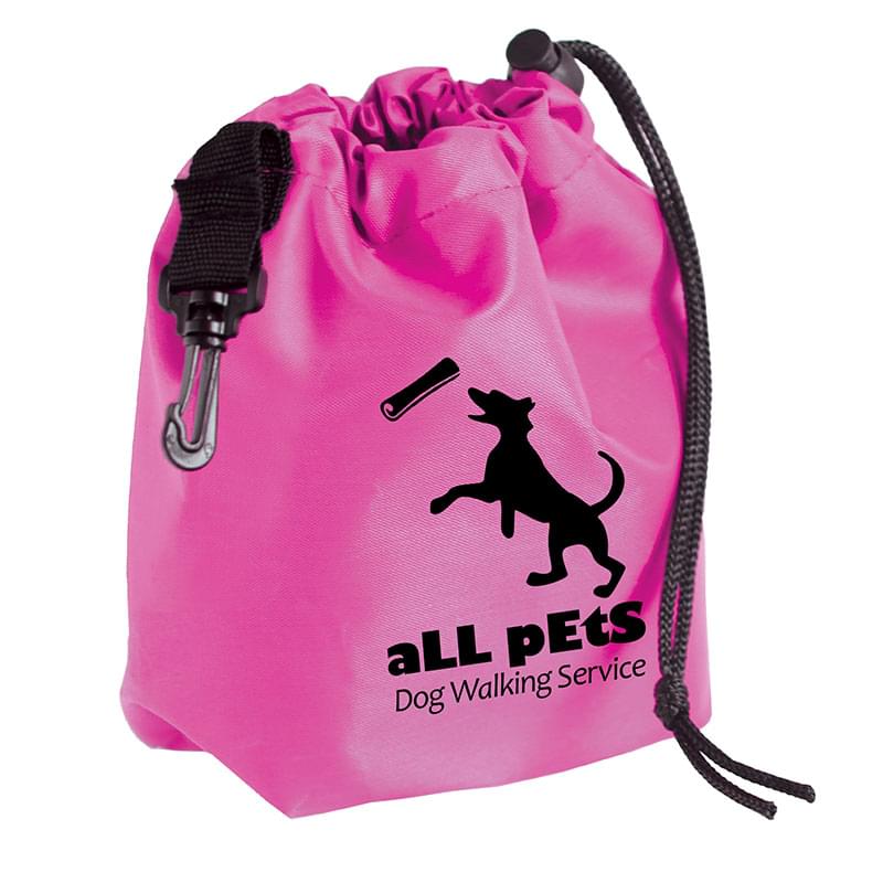 Pet Treat Bag with Clip - 6" x 7"