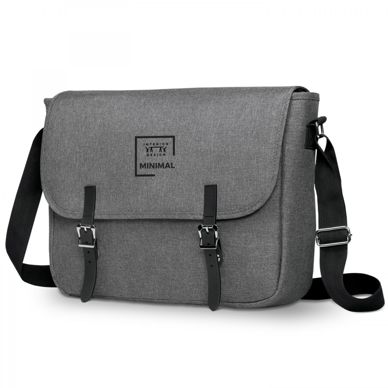 Heathered 15" Computer Messenger Bag image
