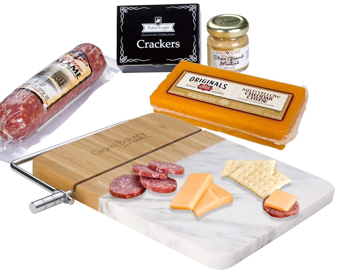 Marble Cutting Board Charcuterie Set image