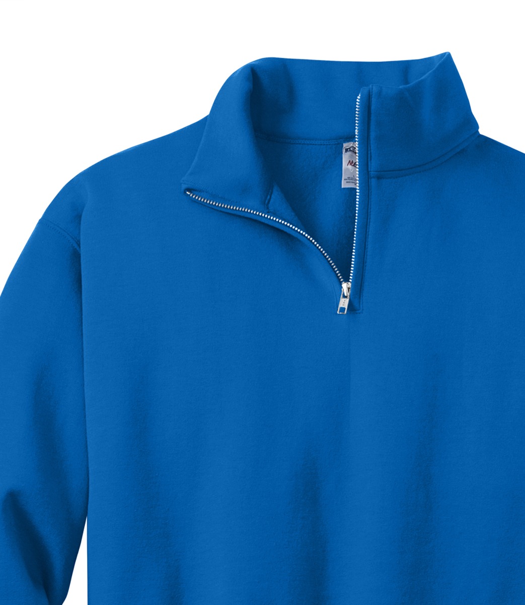 Jerzees Adult NuBlend® Quarter-Zip Cadet Collar Sweatshirt 
