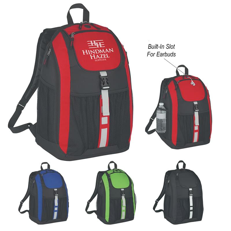 Sporty Deluxe Polyester Backpack
