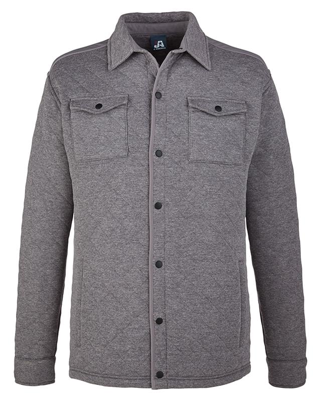 J America Quilted Jersey Shirt Jacket