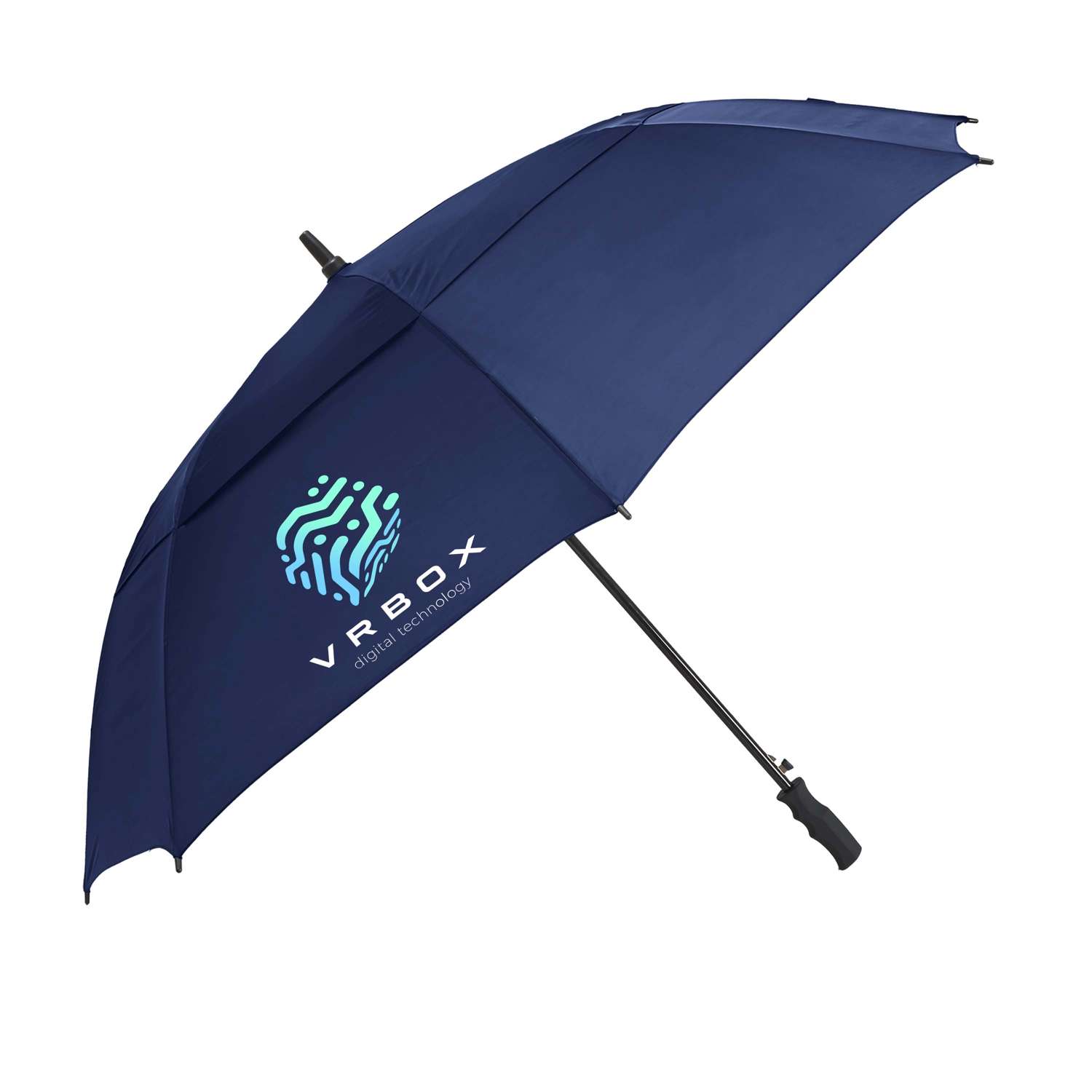 rPET Vented Umbrella with Rubber Grip - 60” Arc