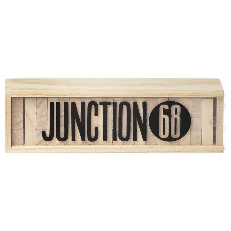 Wood Block Stacking Tower Game image