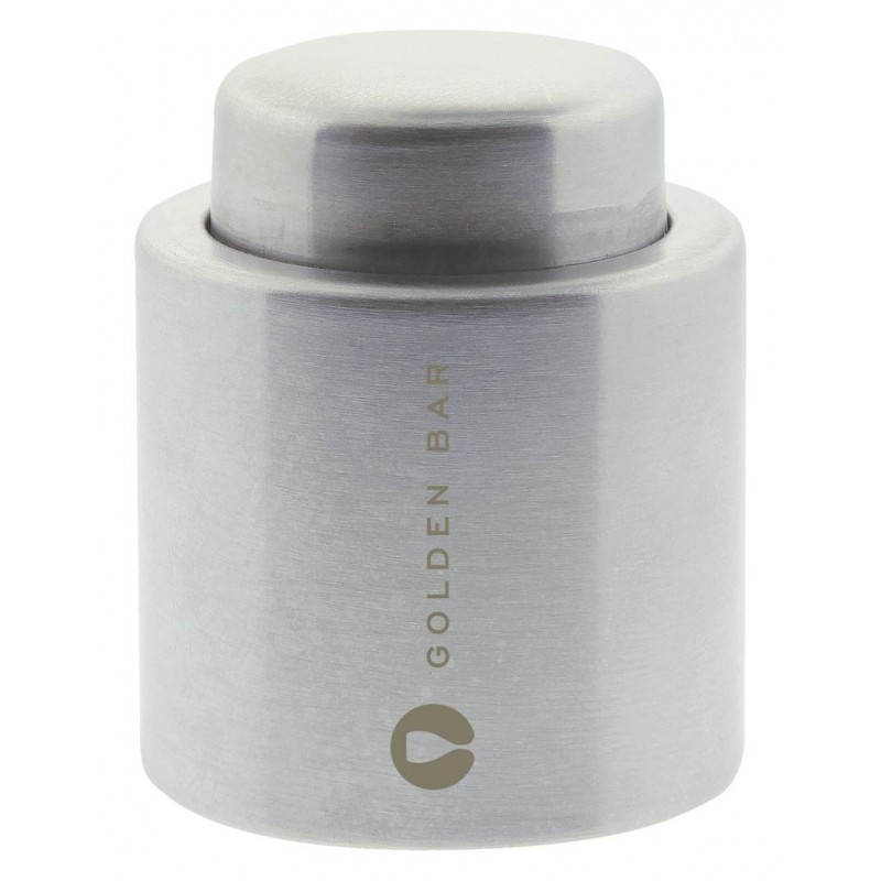 Brushed Stainless Steel Vacuum Wine Bottle Stopper