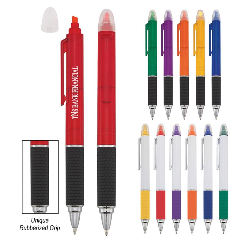 Highlighter Pen with Rubber Grip image