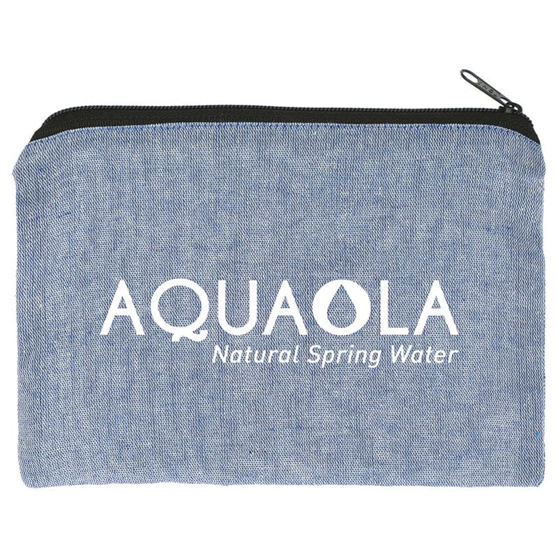 Recycled Cotton Travel Pouch - 5 3/4" x 8 3/4" image