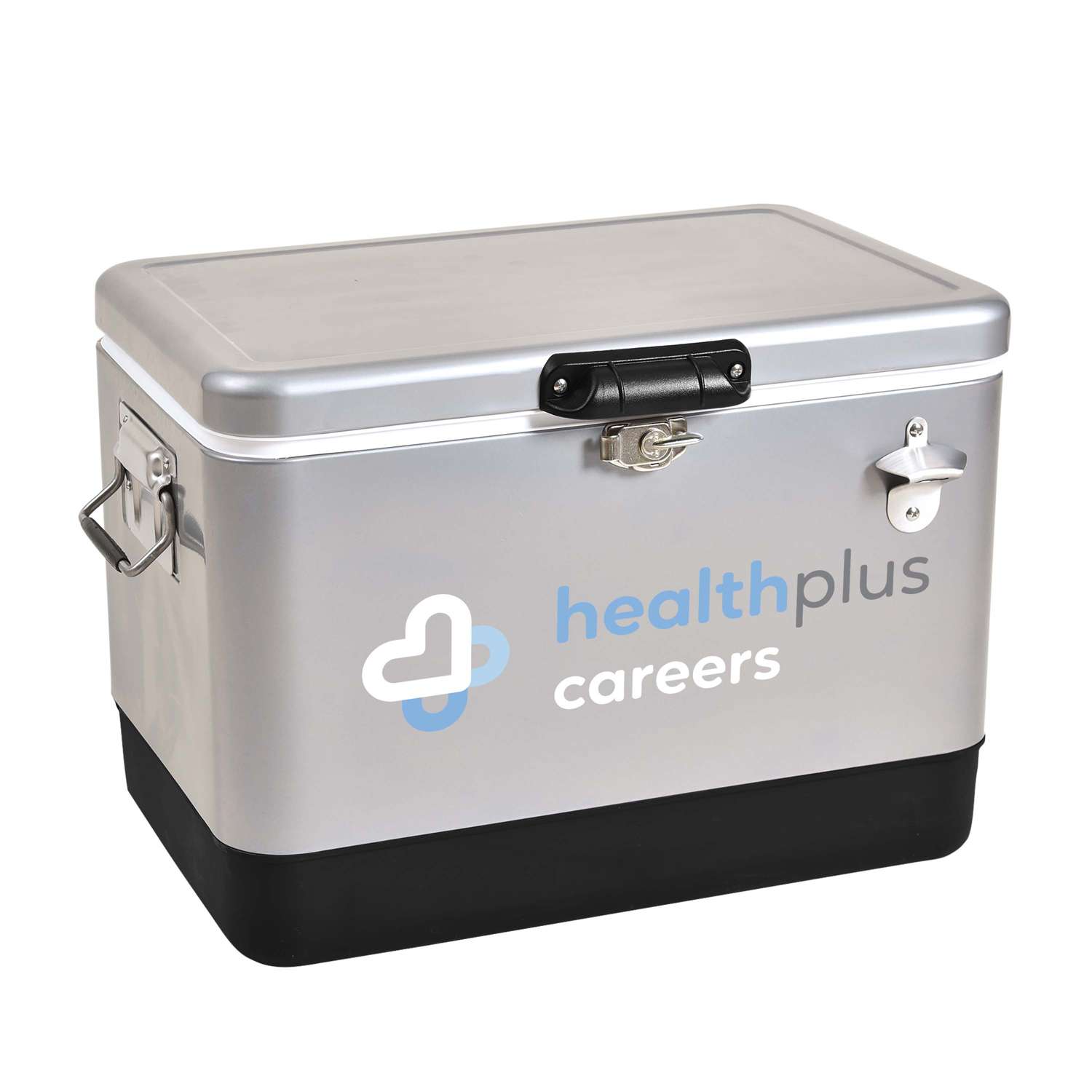 Leak-Resistant Steel Belted Cooler with Built-In Bottle Opener - 54QT