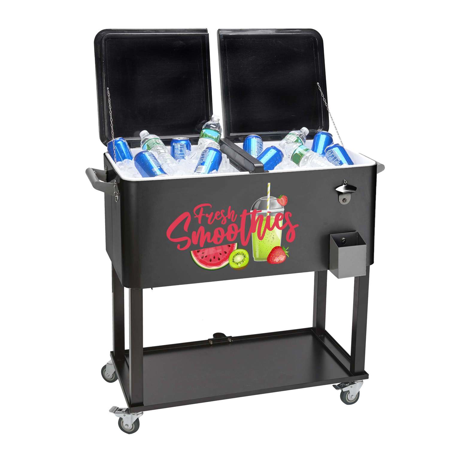 Vendor Rolling Cooler Cart - 80 Cans