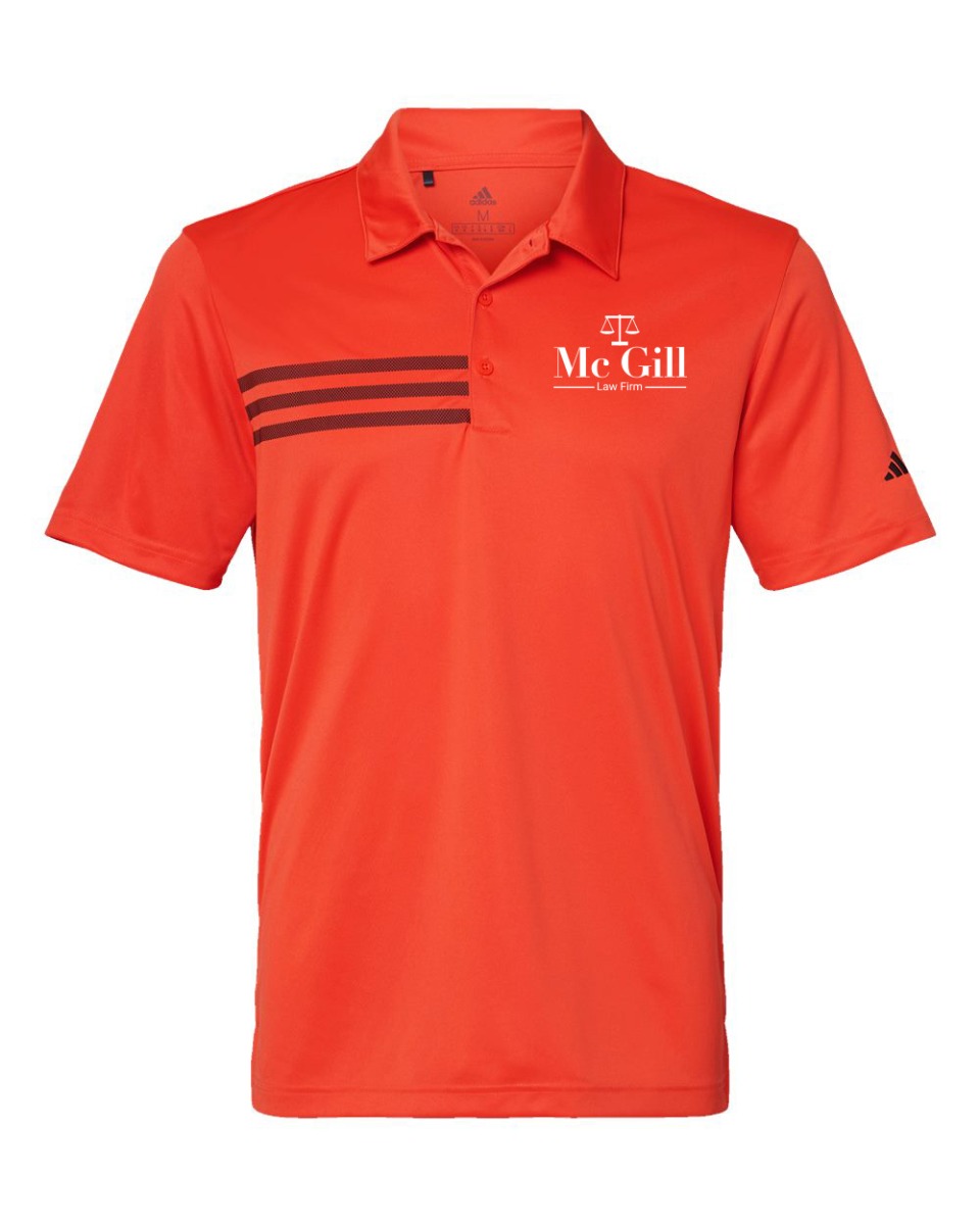 Adidas® 3-Stripes Chest Polo Shirt image