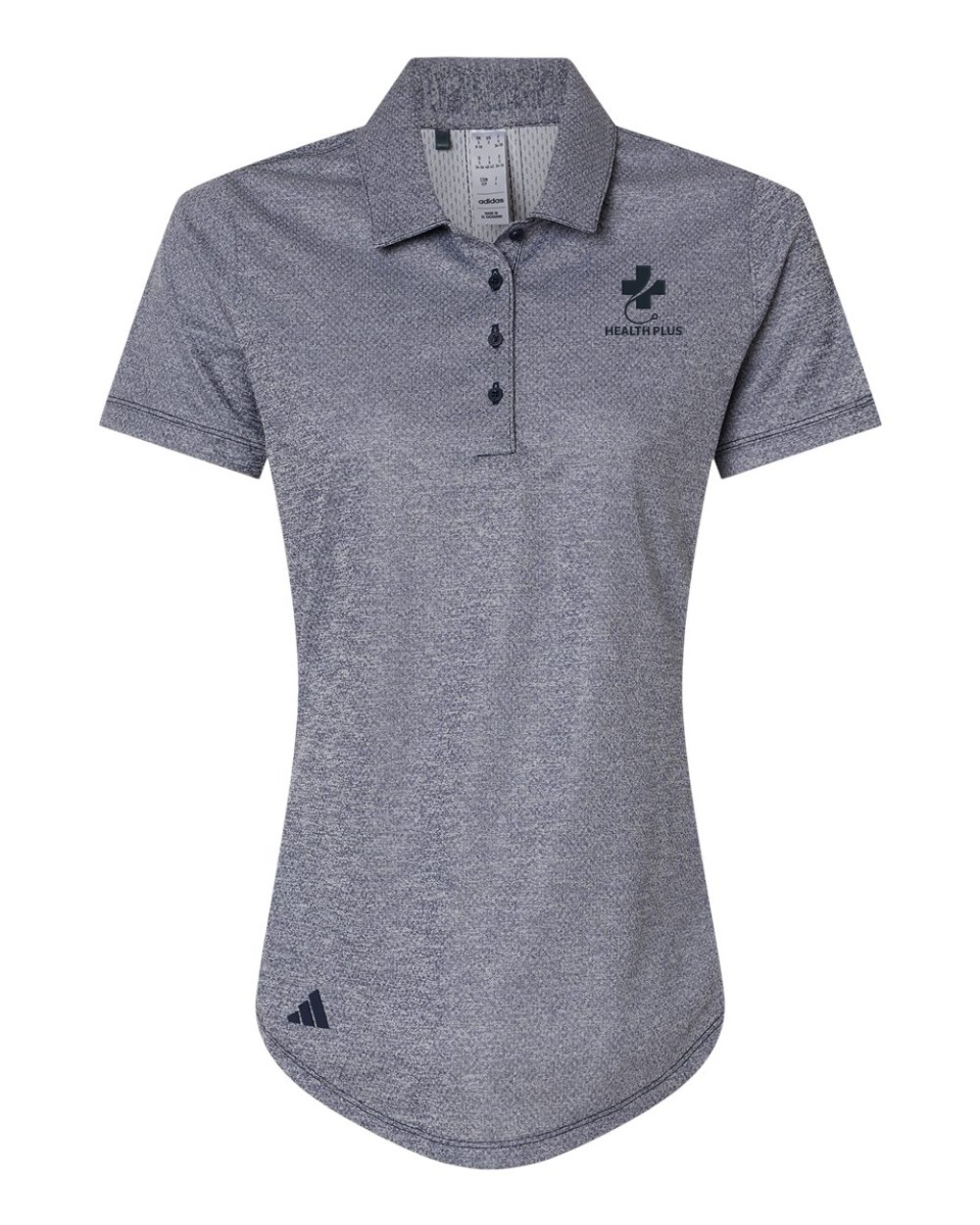 Adidas® Space-Dyed Polo Shirt - Women image