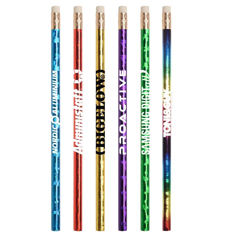Prismatic Foil Wrap Pencil image