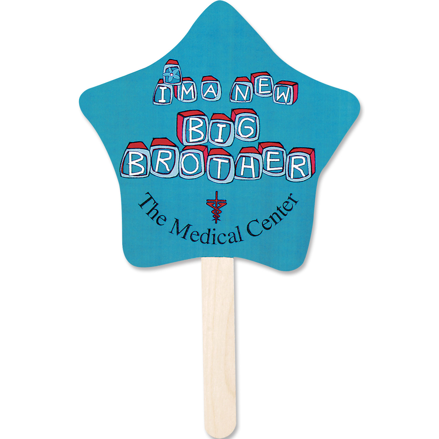 5" Mini Paper Hand Fan image