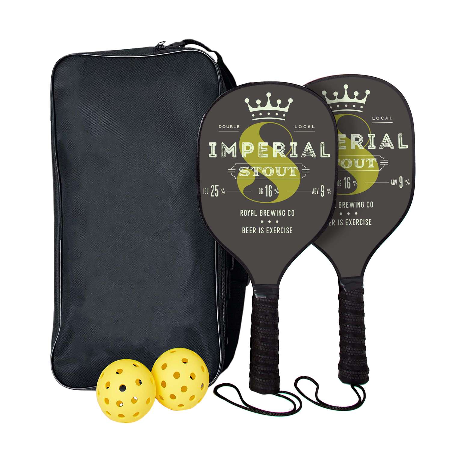 Custom Pickleball Paddle Set with Carrying Case image