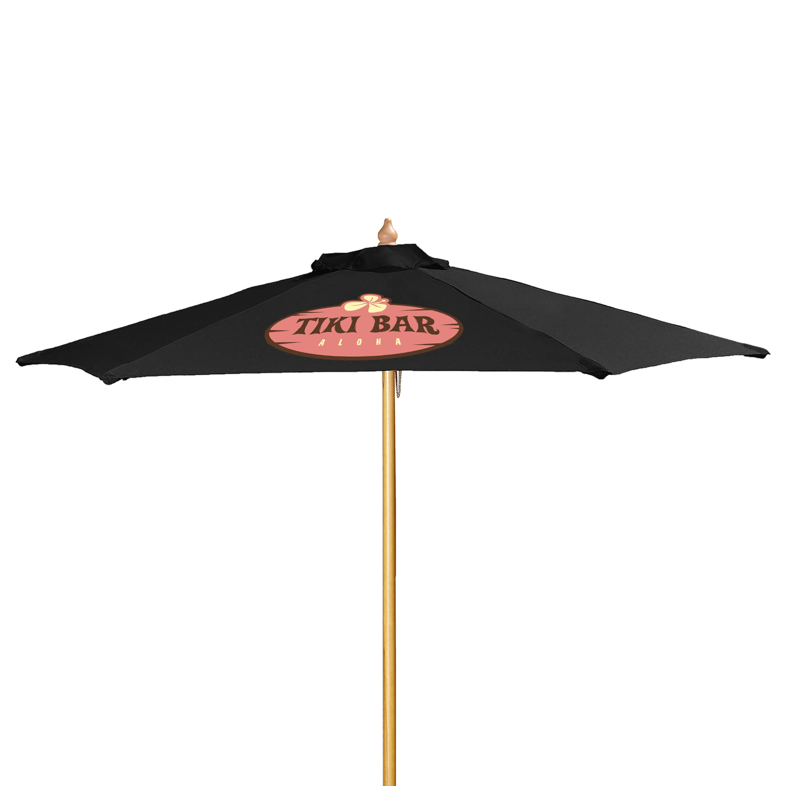 7' Wood Market Umbrella image